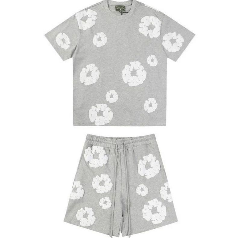 Denim tears shorts set