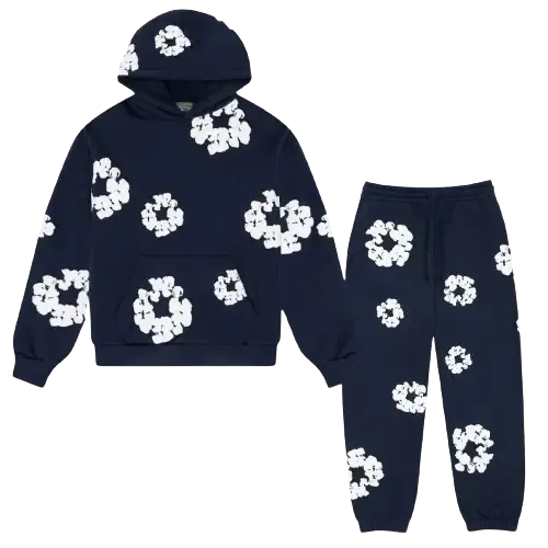 Denim tears tracksuit dark blue