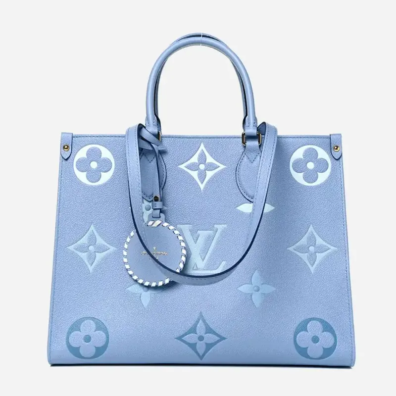 Lv monogram blue purse