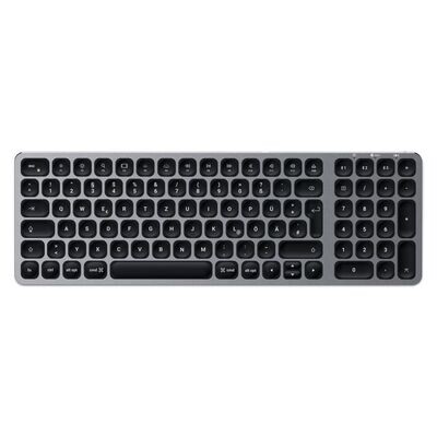 Satechi Aluminium BT Backlit Keyboard Slim German space gray