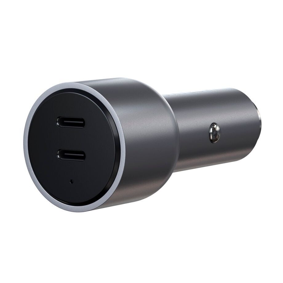 Satechi 40W Dual USB-C PD Car Charger space gray