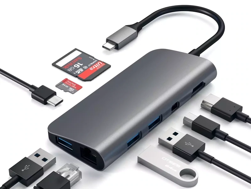 Satechi Aluminium Typ-C Multimedia Adapter Satechi Aluminium Typ-C Multimedia Adapter
