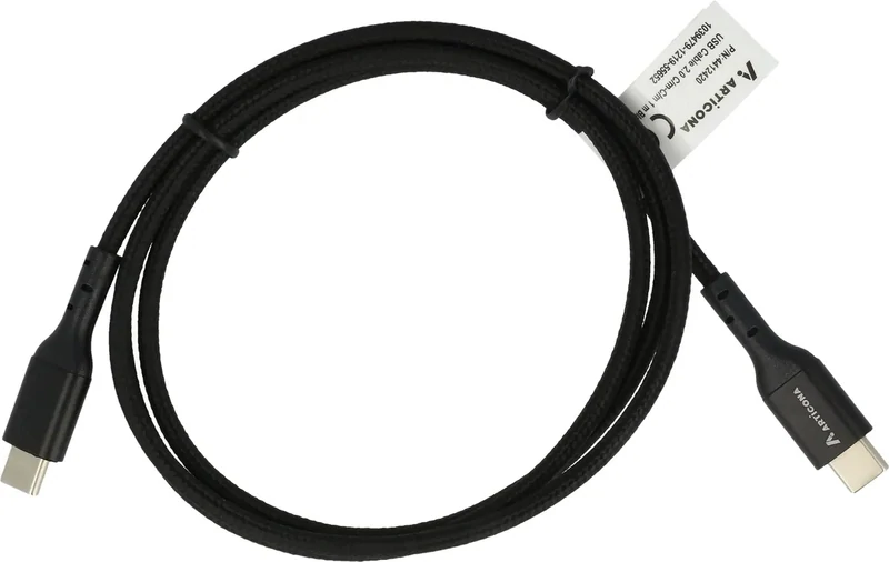ARTICONA USB Cable 2.0 C/m-C/m 2m Black ARTICONA USB Cable 2.0 C/m-C/m 2m Black