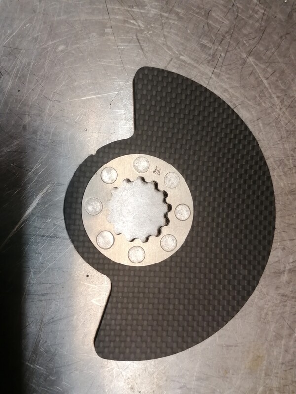 4 disques Racing  carbone 116mm