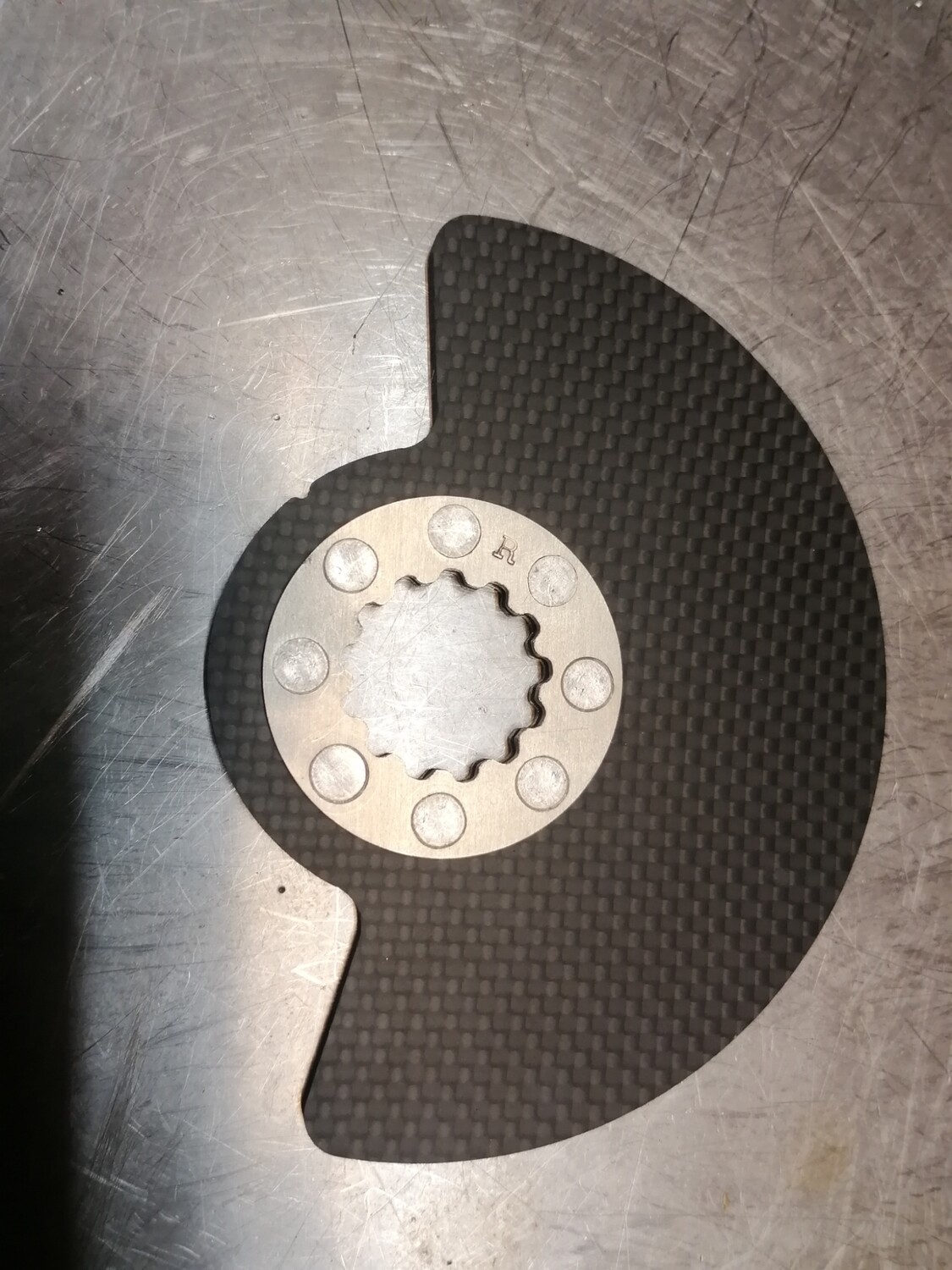 4 disques Racing  carbone 116mm