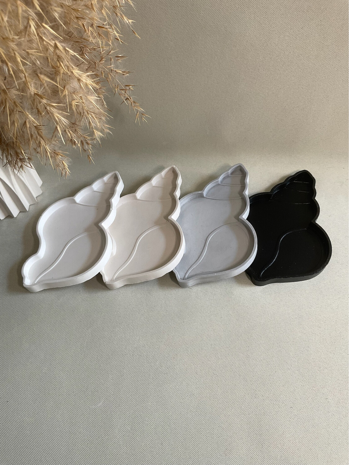 Hornmuschel Dekotablett