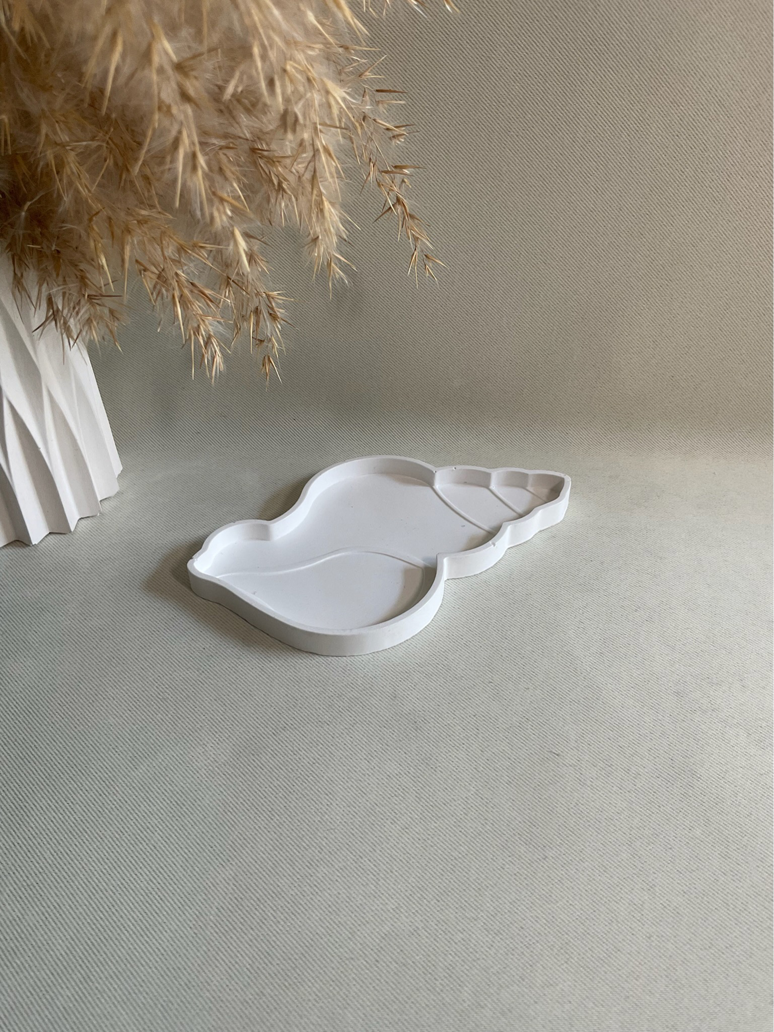 Hornmuschel Dekotablett