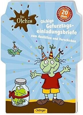 Olchi Einladungskarten (20 Stück) (Die Olchis) E. Dietl