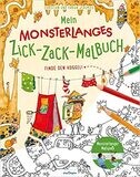 Mein monsterlanges Zick-Zack-Malbuch: Finde den Hoggel! 