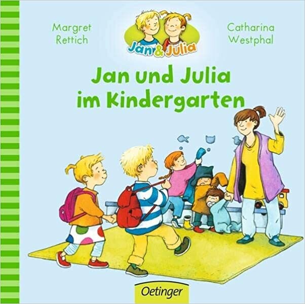 Jan und Julia im Kindergarten (Jan + Julia)  von Margret Rettich