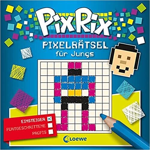 Pix Rix: Pixelrätsel Jungs für Einsteiger ab 6 J.