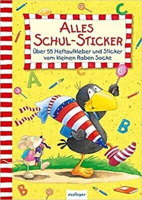 Der kleine Rabe Socke: Alles Schul-Sticker: Aufkleber-Buch