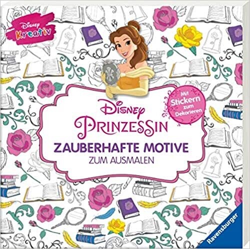 Disney Prinzessin - Malbuch mit Stickern