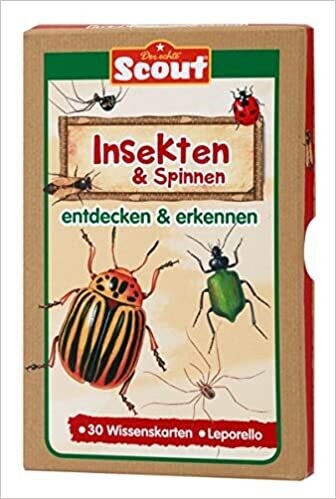 Scout Lernkarten-Box - Insekten & Spinnen: entdecken & erkennen Scout Lernkarten-Box - Insekten & Spinnen: entdecken & erkennen