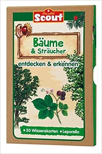 Scout Lernkarten-Box Bäume & Streicher: entdecken & erkennen