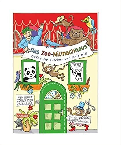 Das Zoo-Mitmachhaus: Öffne die Türchen, male mit!