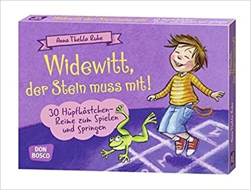 Widewitt, der Stein muss mit!: 30 Hüpfkästchen-Reime zum Spielen und Springen Karten