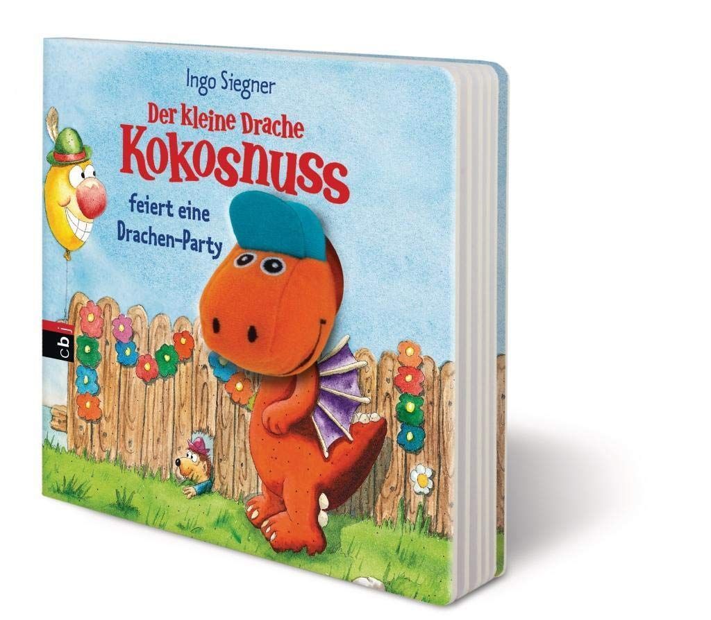 Der kleine Drache Kokosnuss feiert eine Drachen-Party: Fingerpuppen Buch