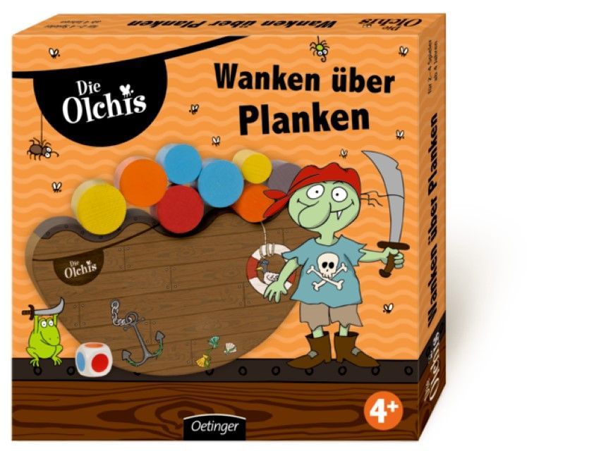 Die Olchis - Wanken über Planken Geschicklichkeitsspiel Erhard Dietl