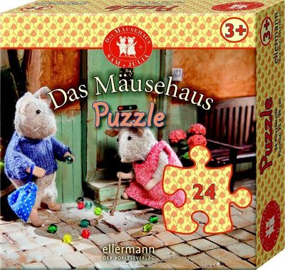 Das Mäusehaus - Puzzle 24 Teile - Karina Schaapmann Das Mäusehaus - Puzzle 24 Teile - Karina Schaapmann