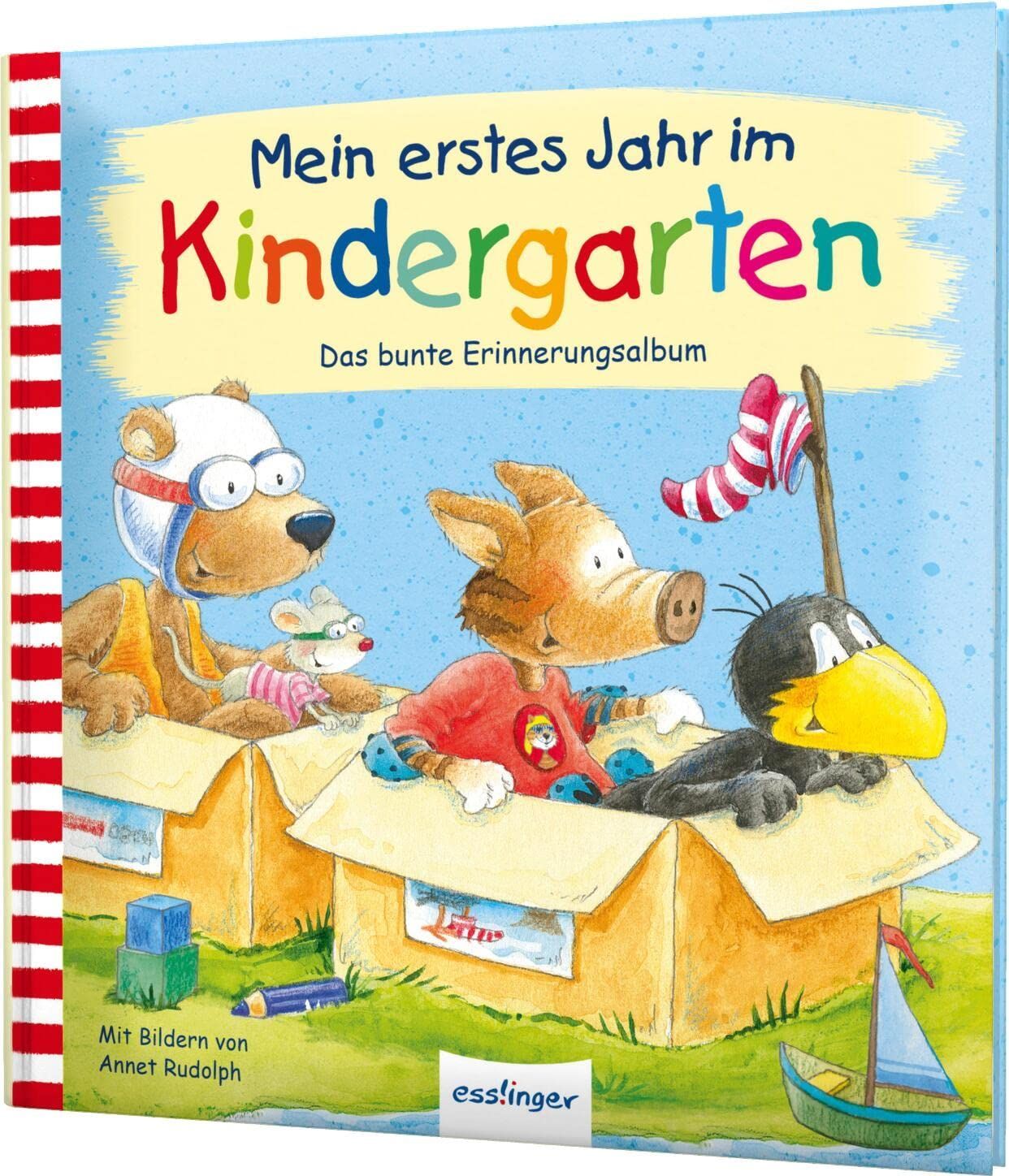 Der kleine Rabe Socke: Mein erstes Jahr im Kindergarten: Das bunte Erinnerungsalbum , Neele Moost