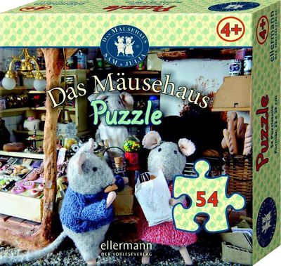 Das Mäusehaus - Wir gehen einkaufen Puzzle 54 Teile Das Mäusehaus - Wir gehen einkaufen Puzzle 54 Teile