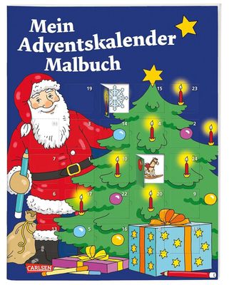 Mein Adventskalender-Malbuch Mein Adventskalender-Malbuch