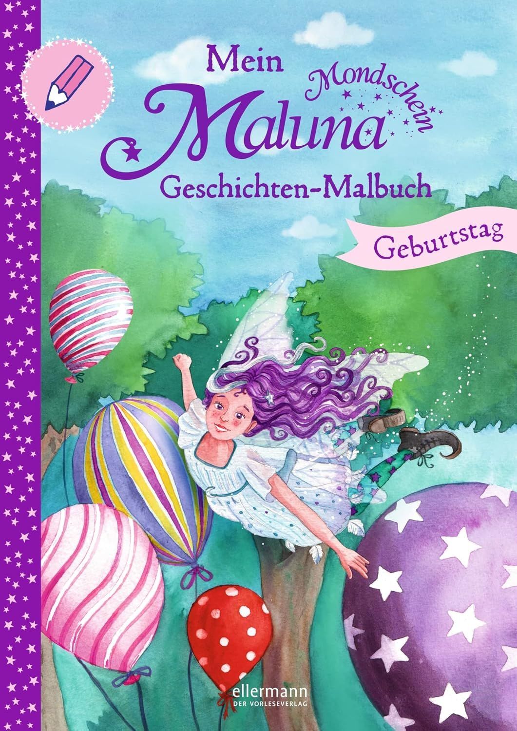 Mein Maluna Mondschein Geschichten-Malbuch. Geburtstag