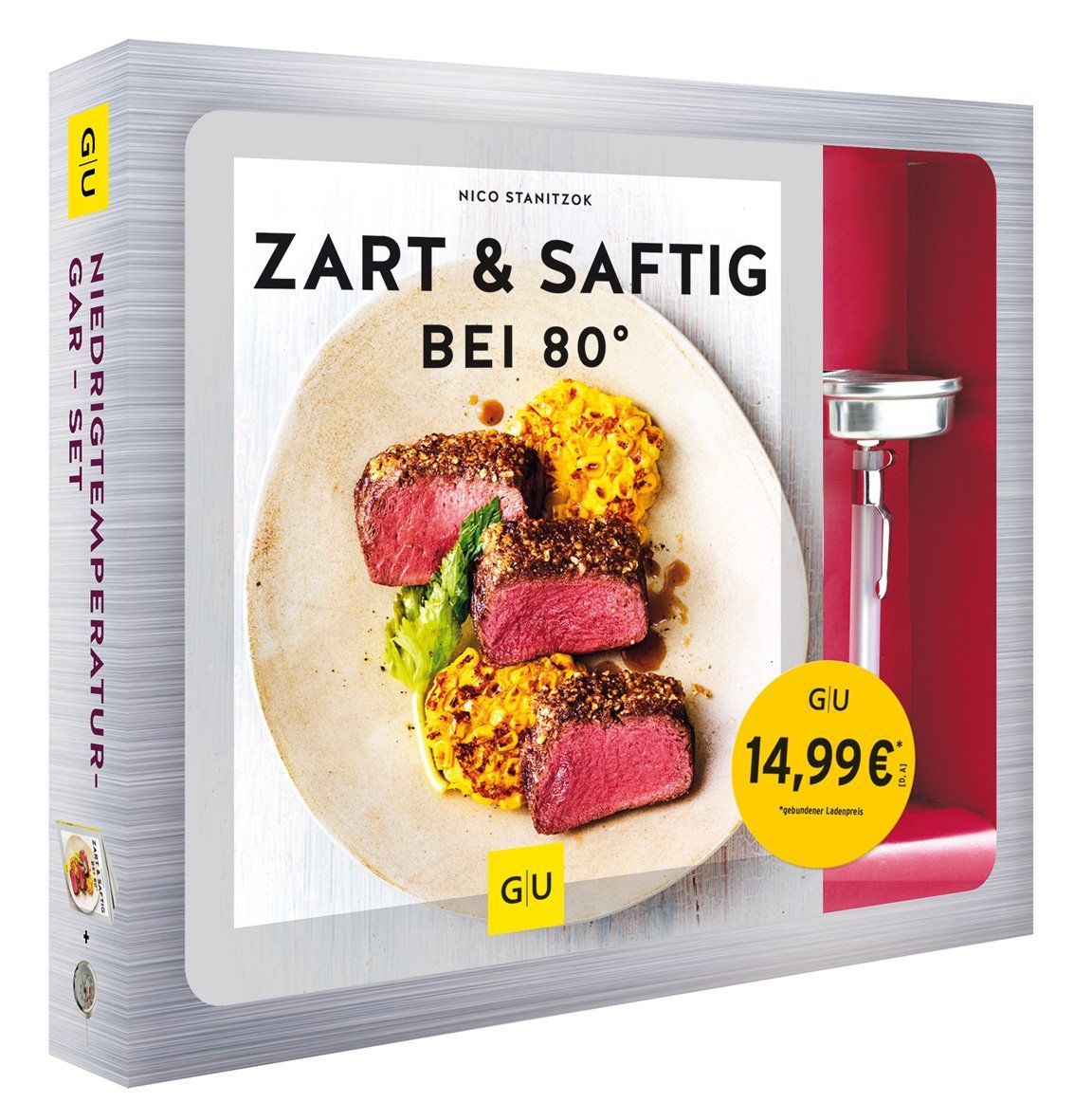 Niedrigtemperaturgar-Set (GU Küchenratgeber) + Fleischthermometer
