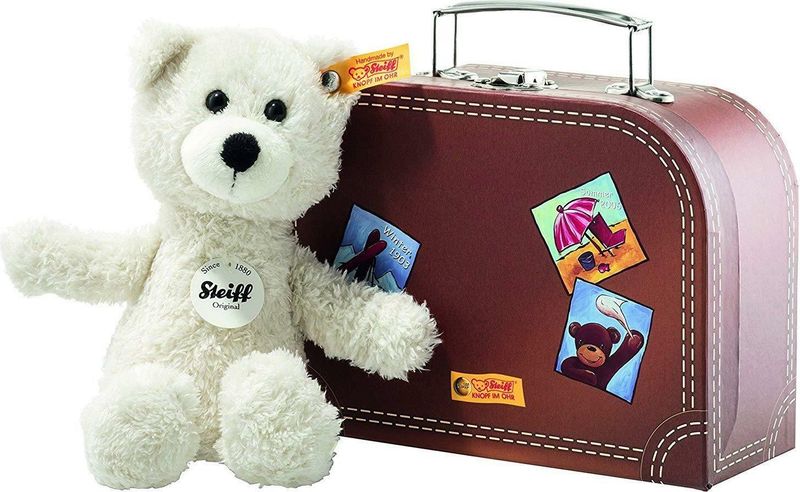 Steiff 113406 Teddybär Sunny, creme, 22 cm im Koffer Steiff 113406 Teddybär Sunny, creme, 22 cm im Koffer