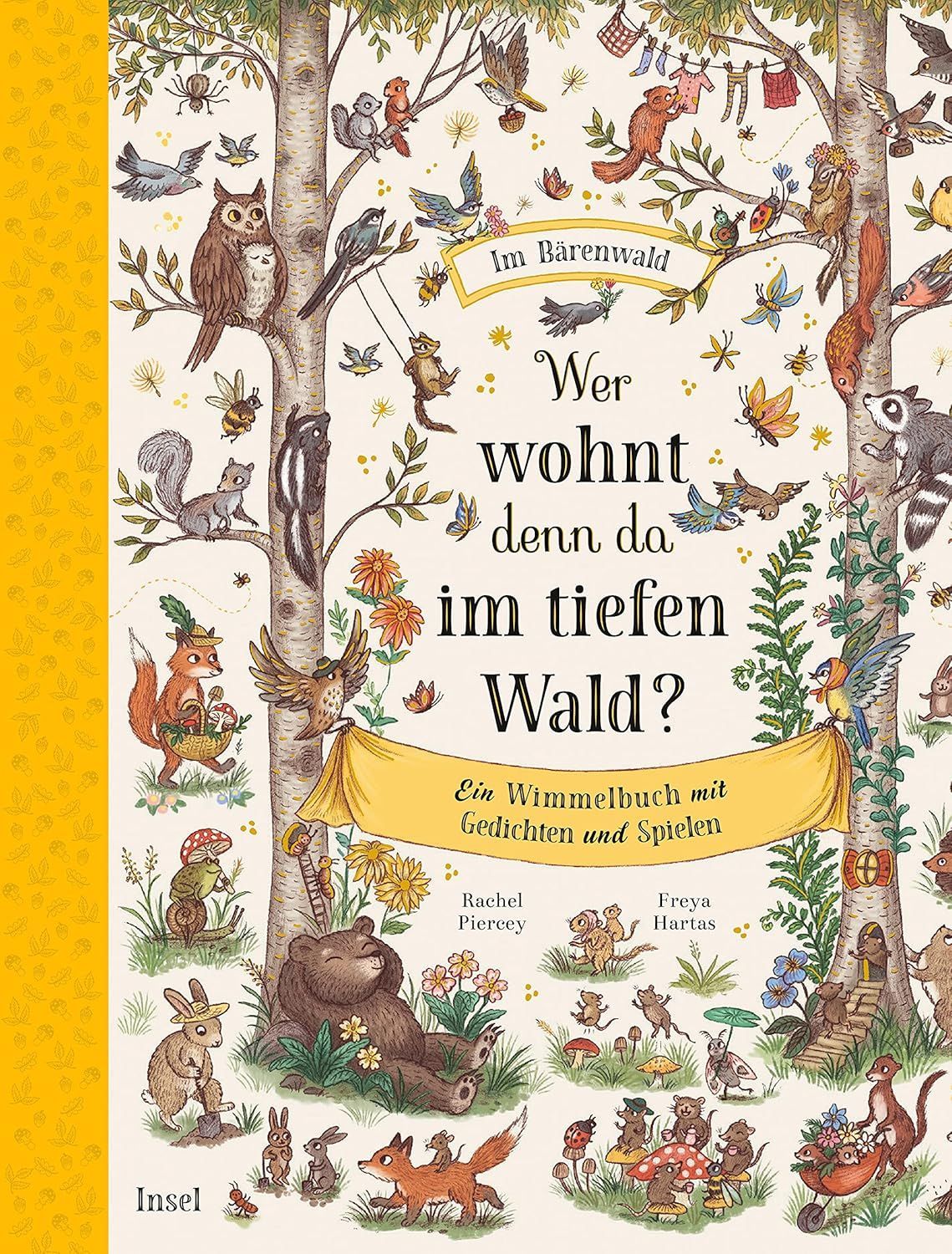 Wer wohnt denn da im tiefen Wald? – Ein Wimmelbuch mit Gedichten und Spielen