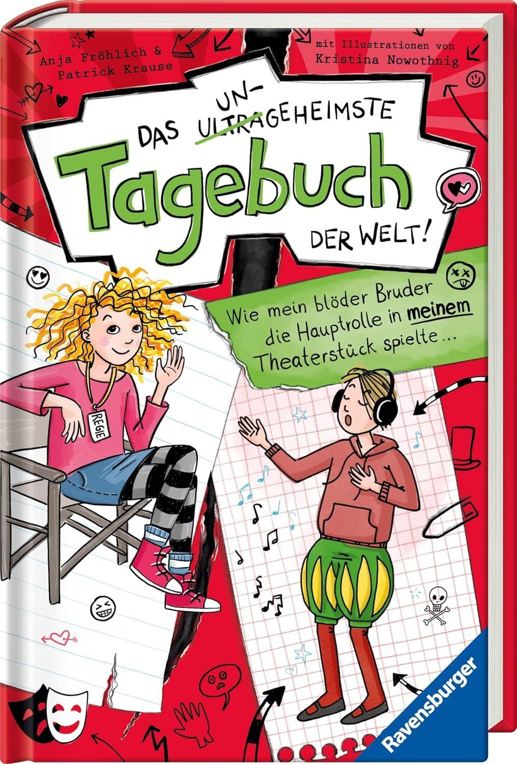 Das ungeheimste Tagebuch der Welt!, Band 4: Wie mein blöder Bruder die Hauptrolle in meinem Theaterstück spielte …