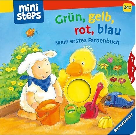 ministeps: Grün, gelb, rot, blau - Mein erstes Farbenbuch. Ab 24 M. ministeps: Grün, gelb, rot, blau - Mein erstes Farbenbuch. Ab 24 M.