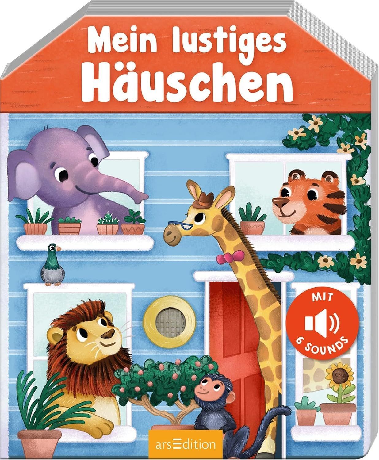 Mein lustiges Häuschen – Formgestanztes Soundbuch mit 6 Sounds