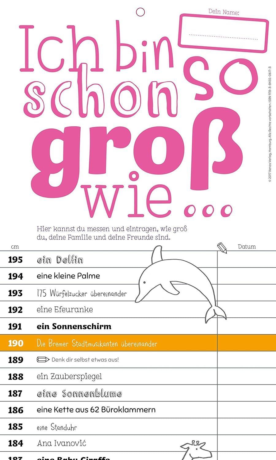 Ich bin schon so groß wie ... Mädchen: Lustige Messlatten für Groß und Klein. Ich bin schon so groß wie ... Mädchen: Lustige Messlatten für Groß und Klein.