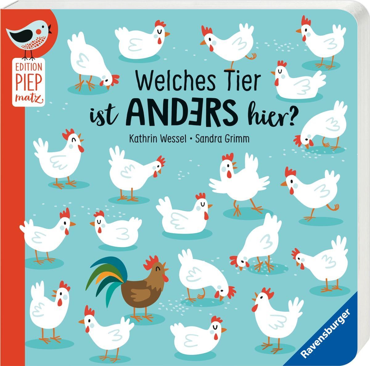 Welches Tier ist anders hier? – Unterschiede finden mit lustigen Tieren für Kinder ab 18 Monaten Welches Tier ist anders hier? – Unterschiede finden mit lustigen Tieren für Kinder ab 18 Monaten