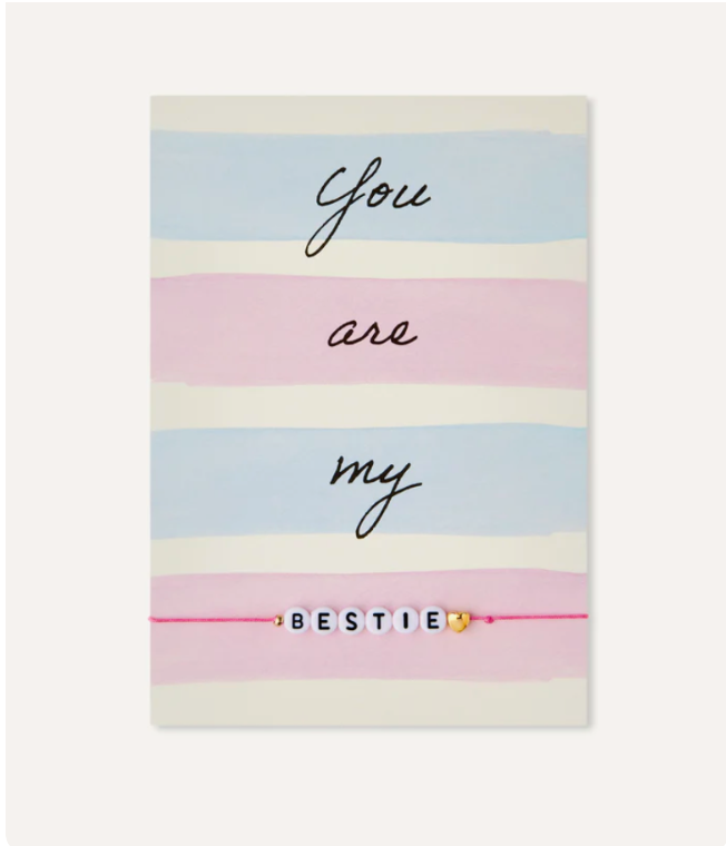 Karte Armband You are my Bestie