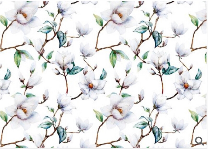 Geschenkpapier Magnolie