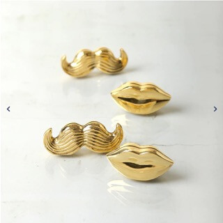 Jonathan Adler MR.&amp;MRS. MUSE TISCHKARTENHALTER SET - Gold