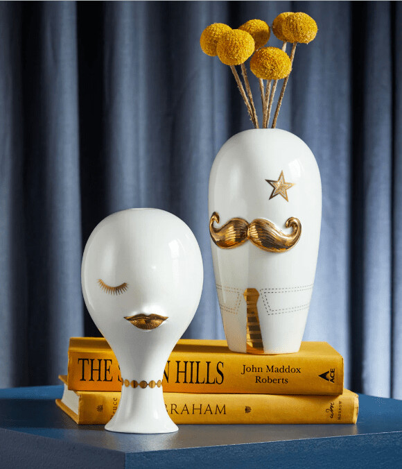 Jonathan Adler Gilded Muse Misia Vase