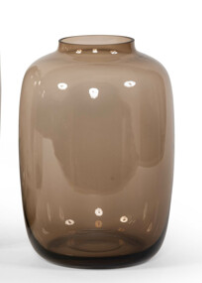 Bulb - glass - mocha or smoke - small Ø 25x35cm Bulb - glass - mocha or smoke - small Ø 25x35cm