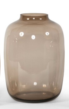 Bulb - glass - mocha or smoke - large Ø 32,5x45cm