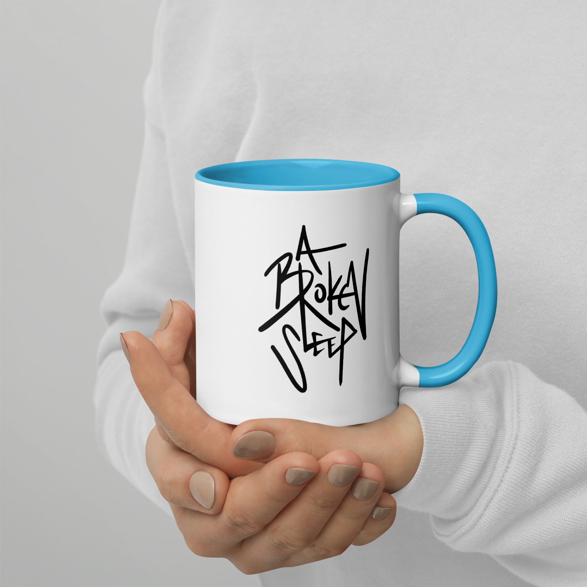 Abrokensleep Mug with Color Inside