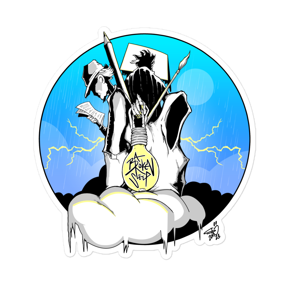Abrokensleep Bubble-free stickers