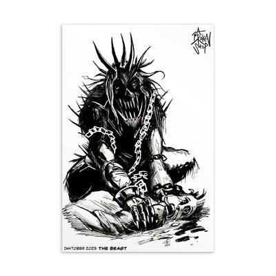 Inktober 2023: The Beast