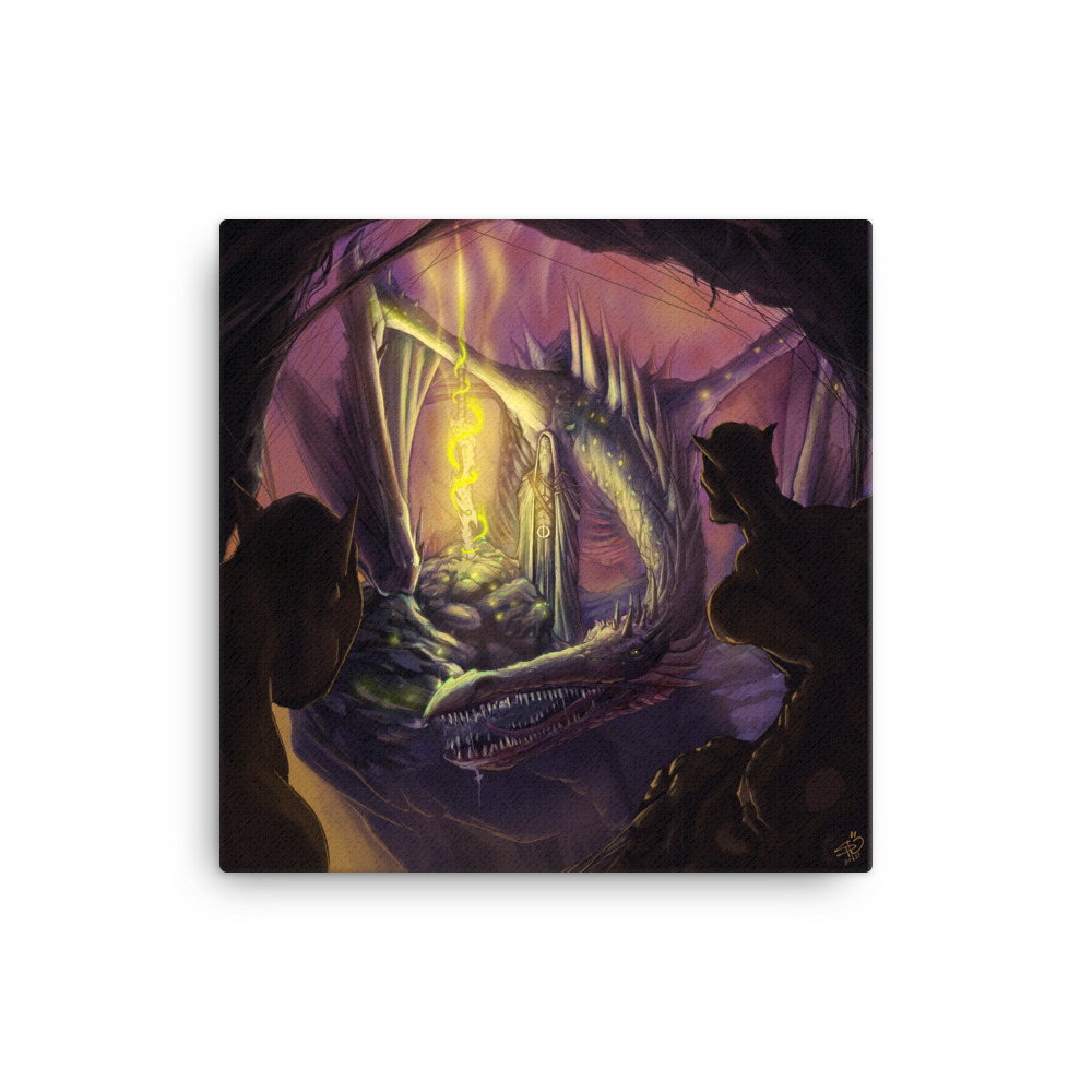 The Guarded Blade printed canvas