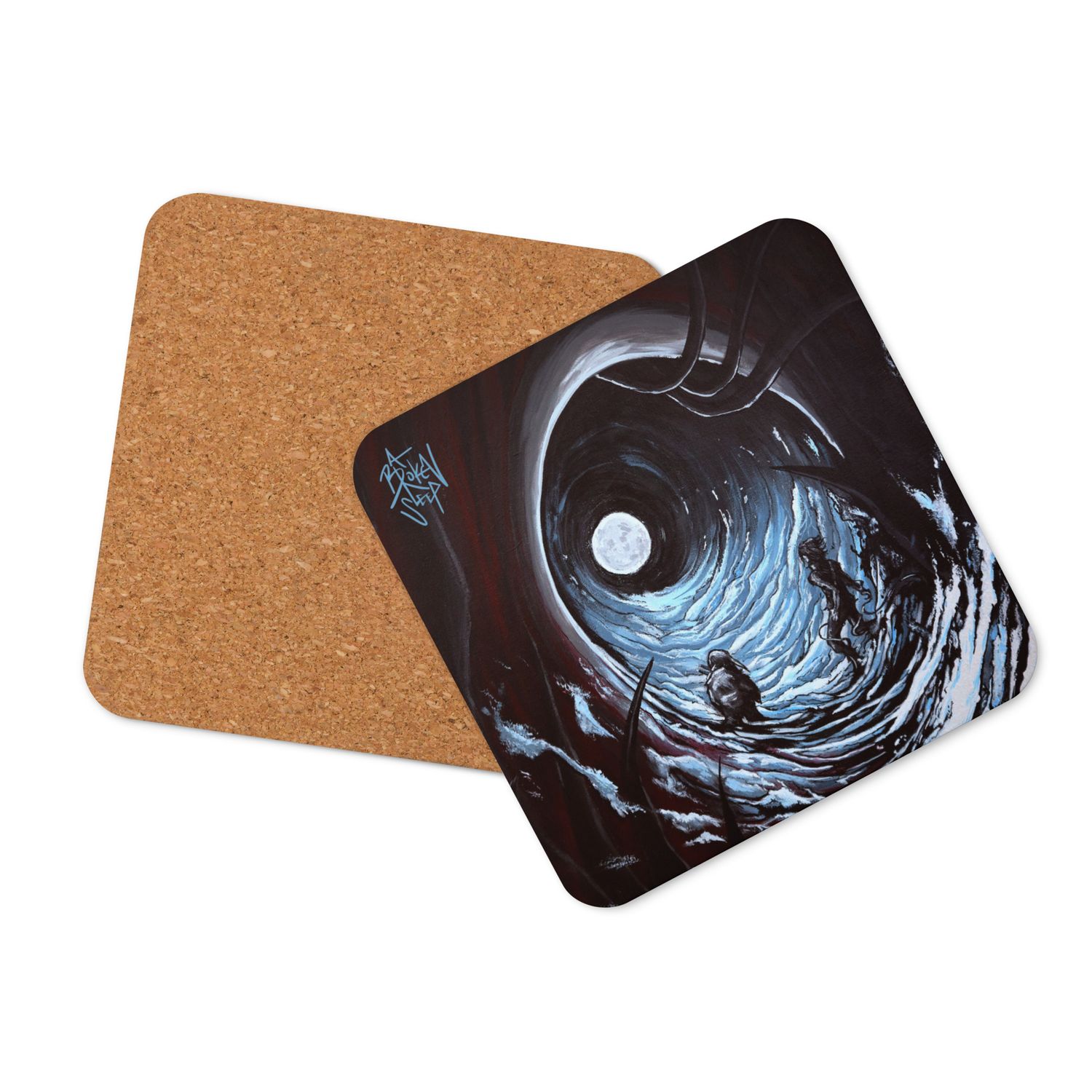 WASHED UP Cork-Back Coaster
