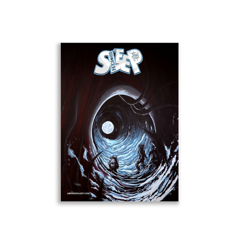 ABROKENSLEEP Issue #1 Art print Poster ABROKENSLEEP Issue #1 Art print Poster