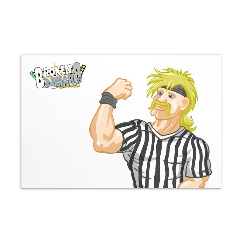 JEFF THE REFF: ART POSTCARD