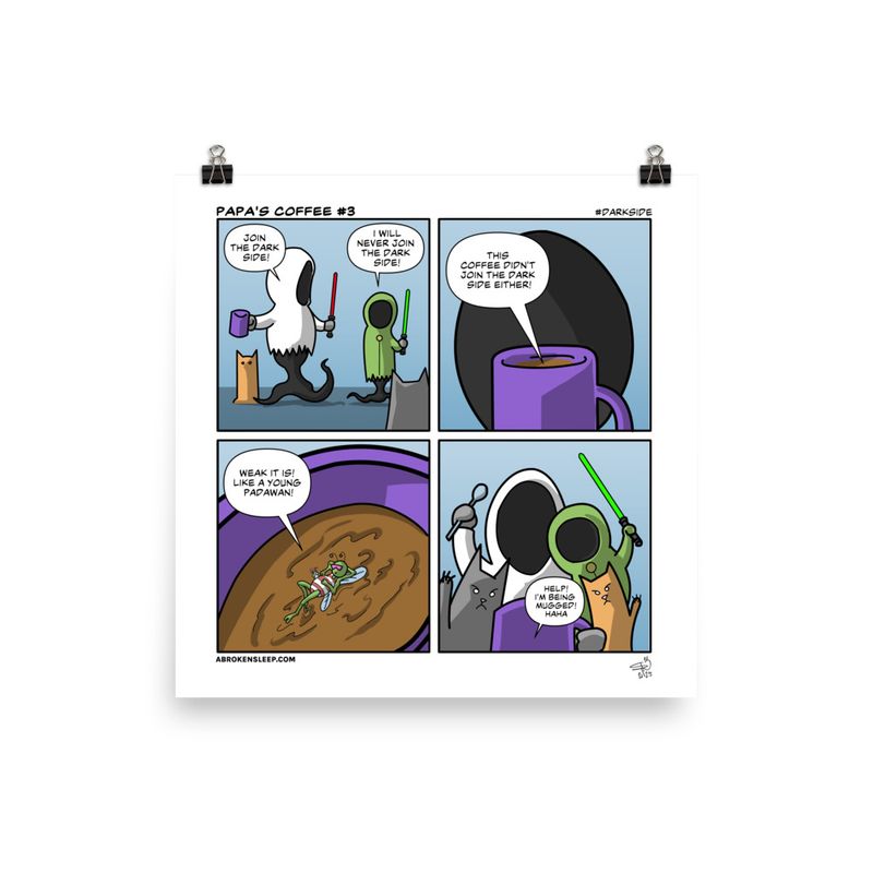 PAPA'S COFFEE #3 Darkside POSTER PAPA'S COFFEE #3 Darkside POSTER